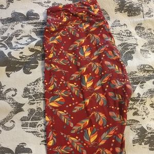 One size lularoe feather leggings